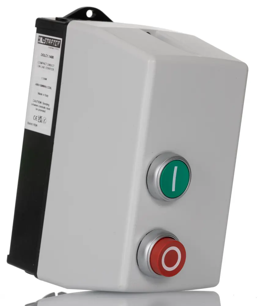 Arrancador directo Lovato DOLC1, 400 V ac, 1,1 kW, trifásico, IP65 | DOLC1.1400