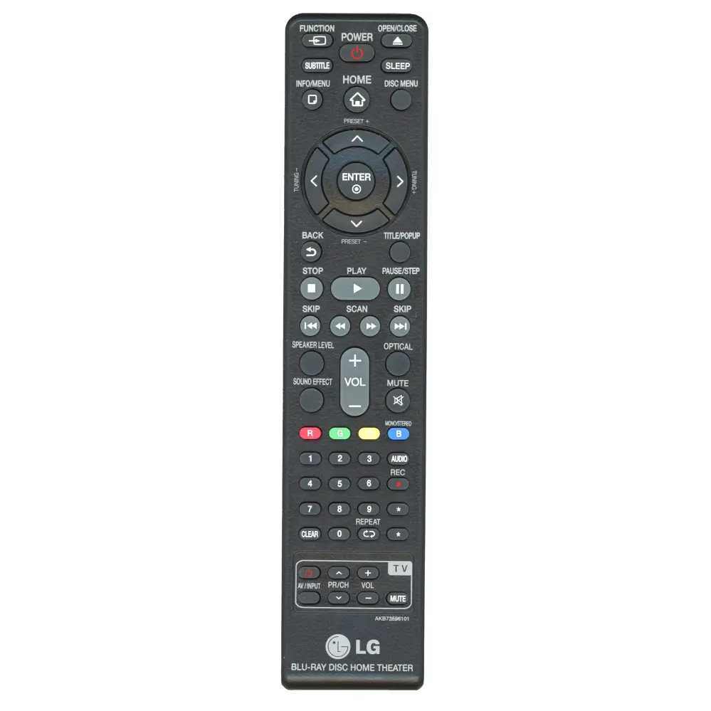 Control remoto para cine en casa con Blu-ray LG AKB73596101 para el Hogar