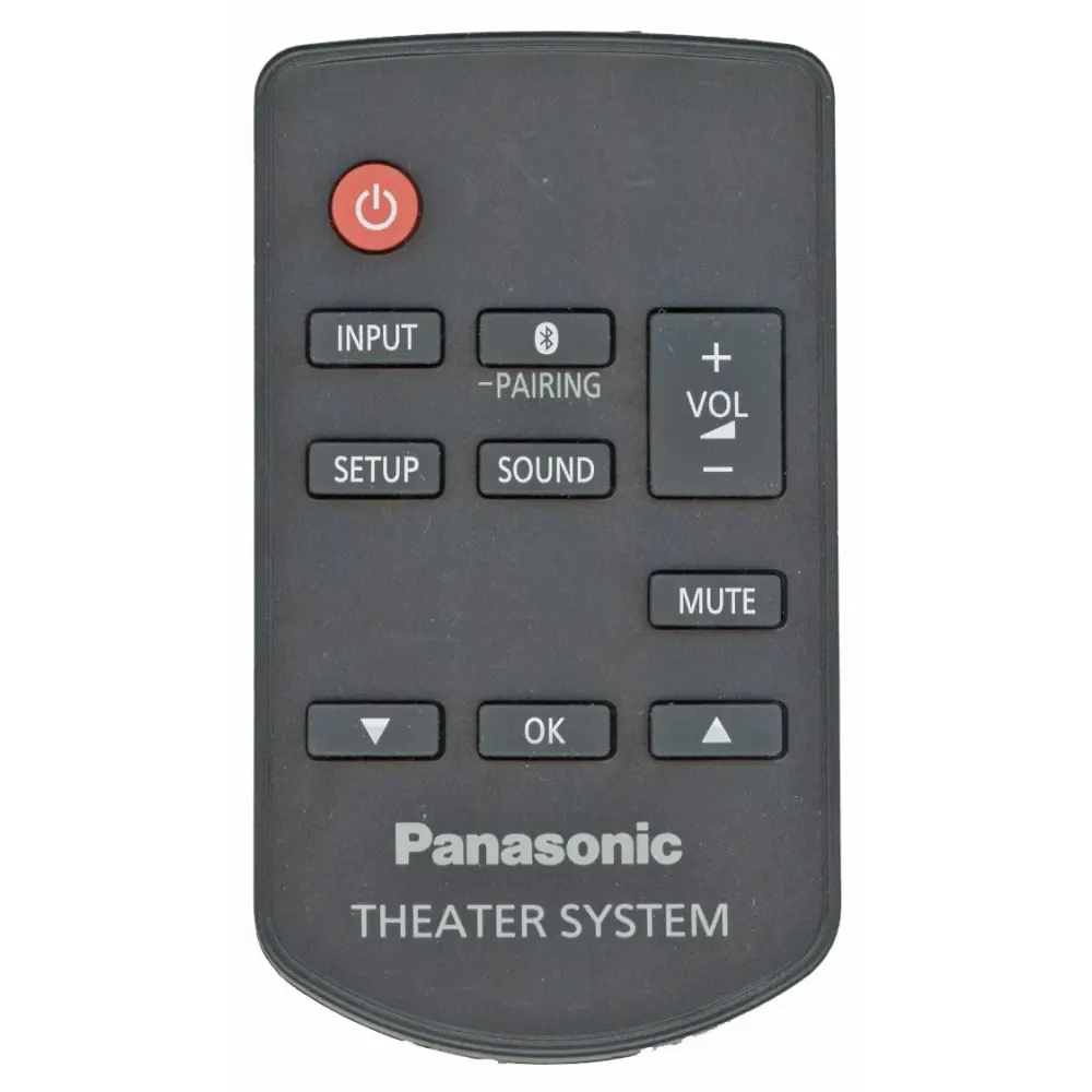 Control remoto para cine en casa Panasonic N2QAYC000098 en Acabado de Roble