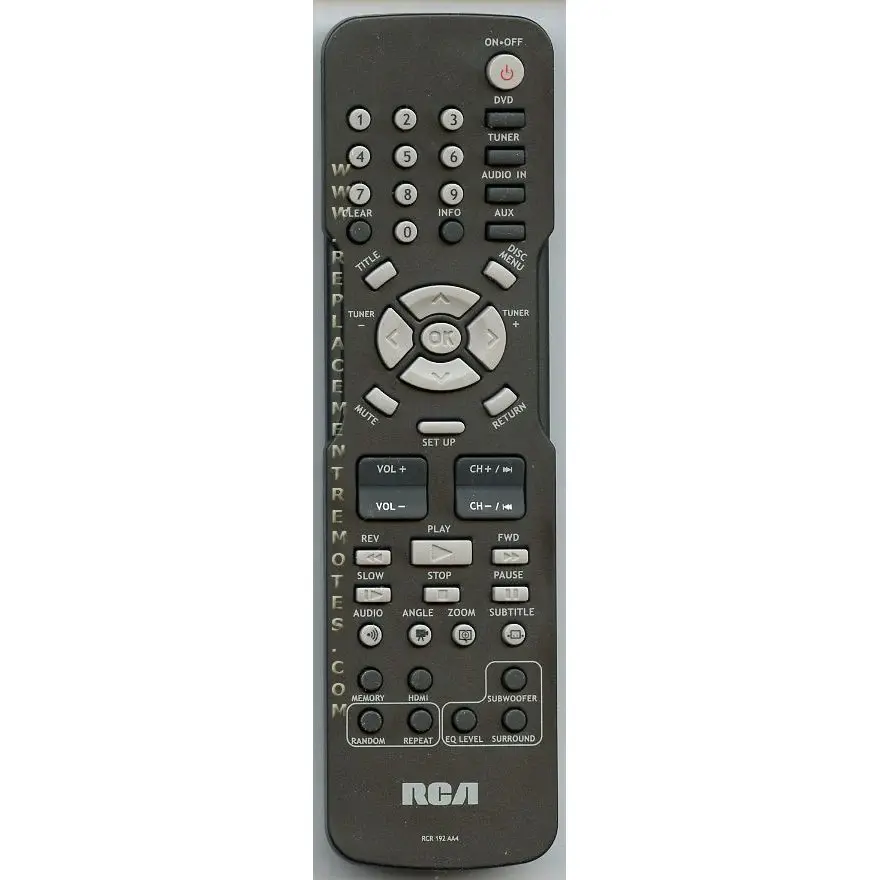 Control remoto para cine en casa RCA RCR192AA4 para el Hogar