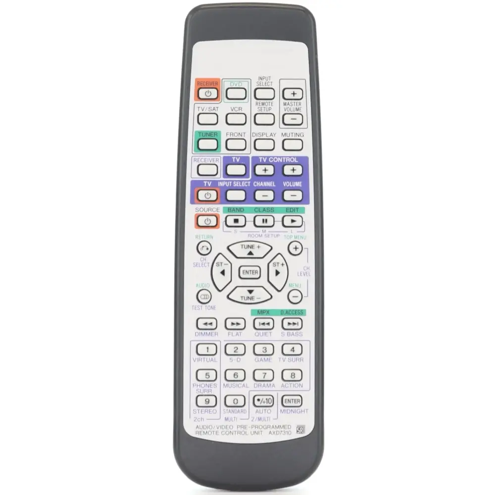 Control remoto para sistema de cine en casa con DVD compacto Pioneer AXD7310 - AXD7310 | Envío Rápido