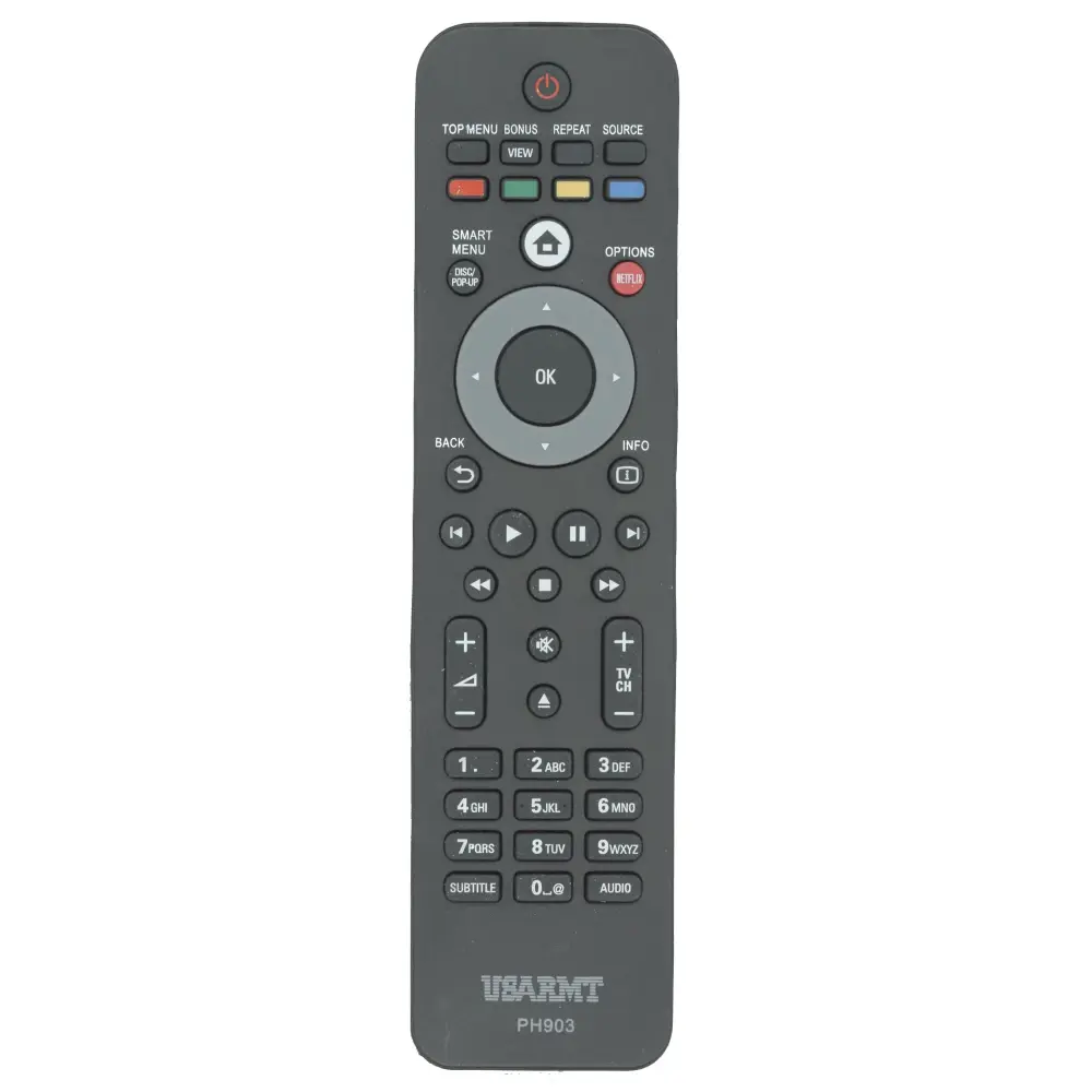 Sistema Inalámbrico Control remoto genérico PH903 para cine en casa con Blu-ray de Philips