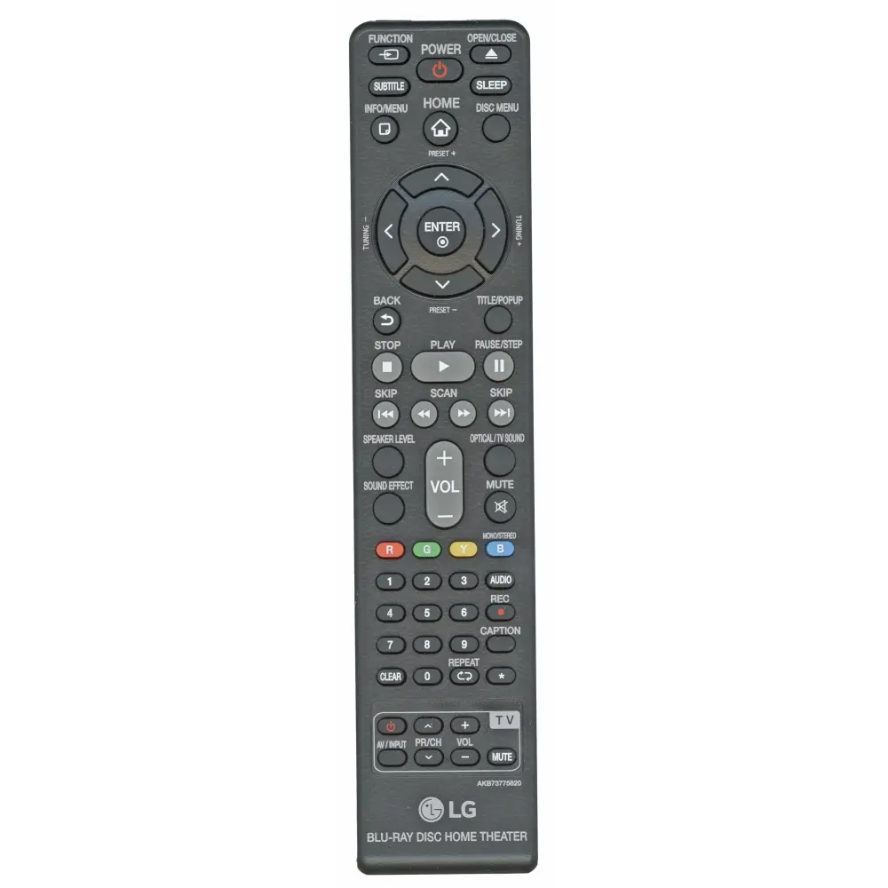 Subwoofer Inalámbrico Control remoto para cine en casa LG AKB73775820
