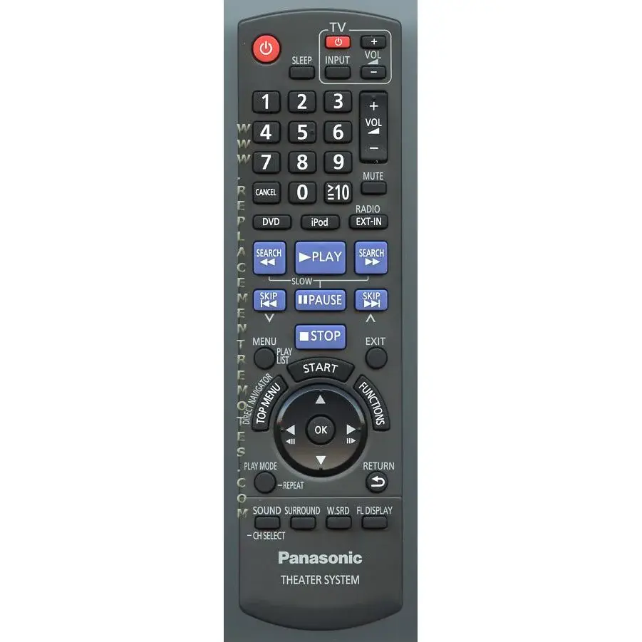 Torre de Sonido Control remoto para cine en casa Panasonic N2QAYB000514
