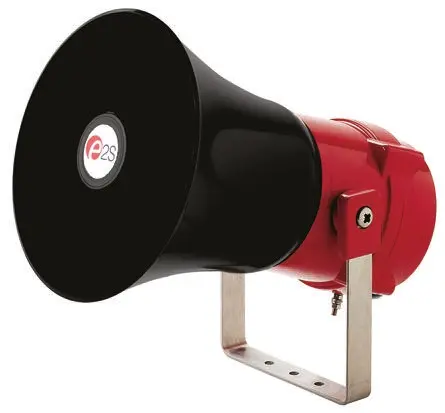 Sirena electrónica e2s serie BExS120, 24 V dc, 32 tonos, 123dB @ 1 m, ATEX, IP67 | BExS120DFDC024AB1A1R
