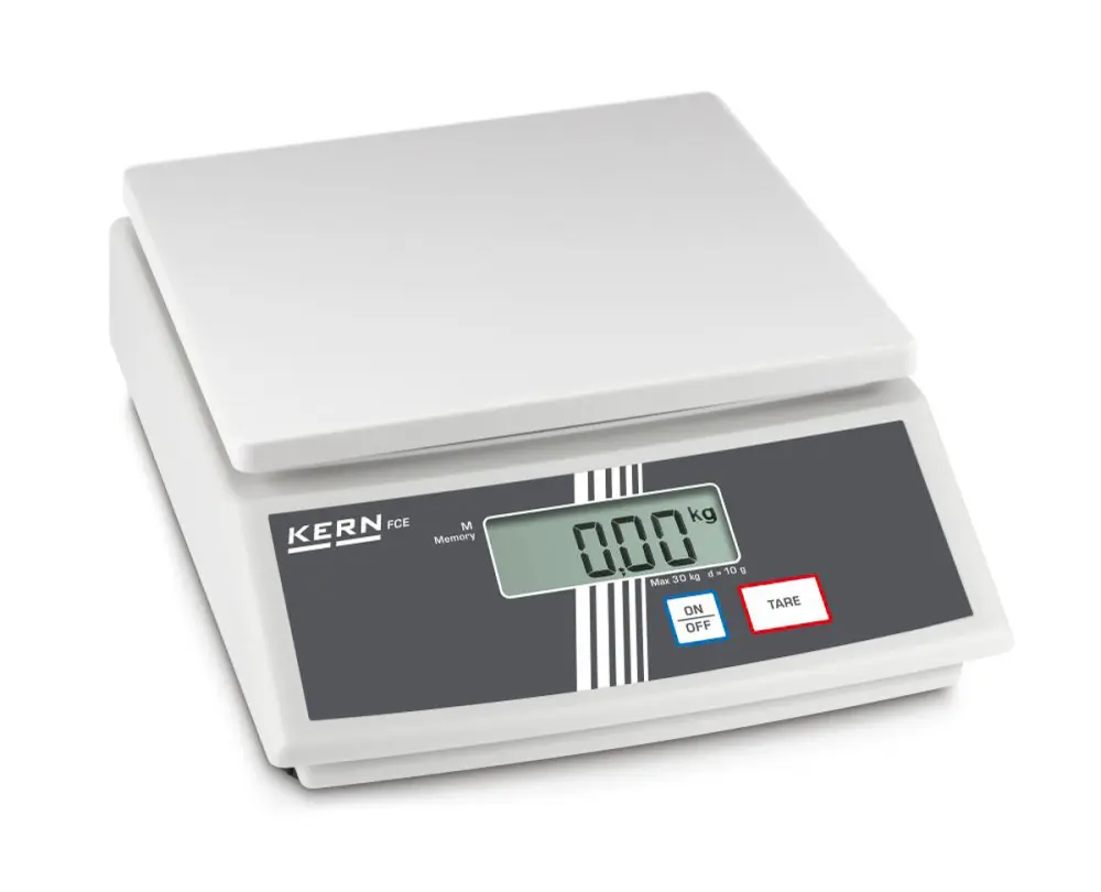 Balanza Kern FCE 15K5N, calibrado RS, de 15kg, rerespuesta 5 g
