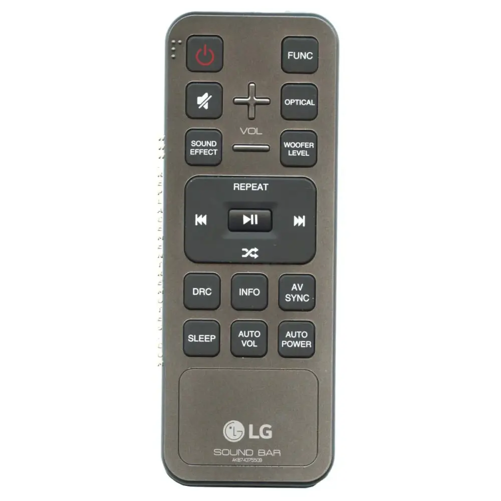 Altavoz para Exteriores Control remoto de la barra de sonido LG AKB74375509