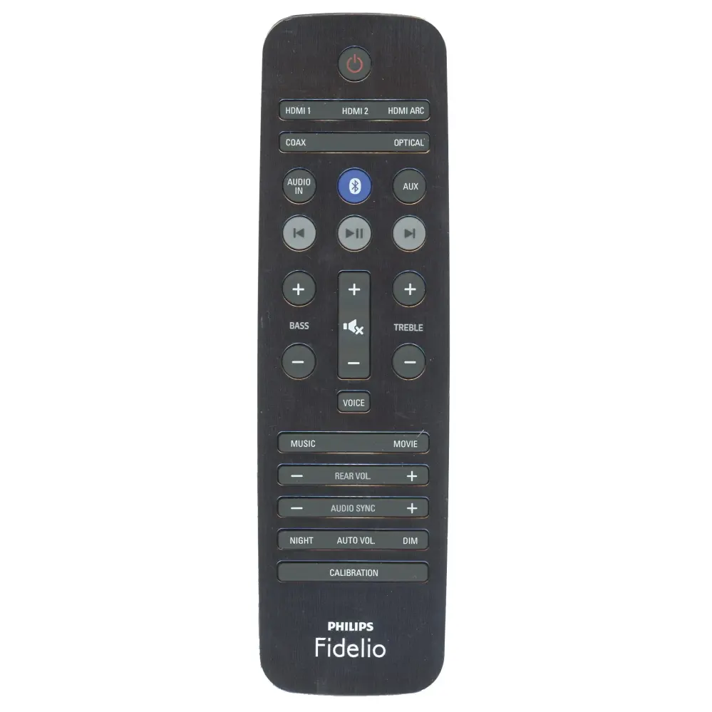 Control remoto para barra de sonido Philips 996580003987 para Canales Traseros