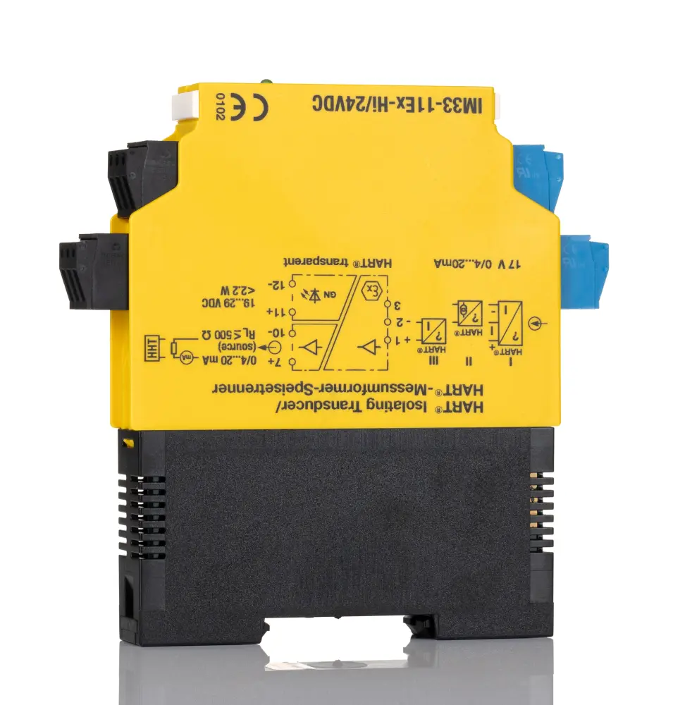 Aislador galvánico Turck IM de 1 canal, 24V dc, interfaz HART, entrada Corriente, salida Corriente, certif. ATEX, IECEx |...