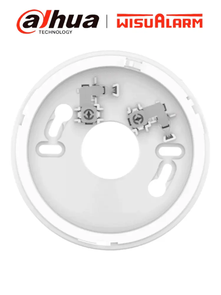 Protector de Pantalla DAHUA WISUALARM DHI-HY-TCDZ - Base para Detector de Humo con Conector de Facil Instalación