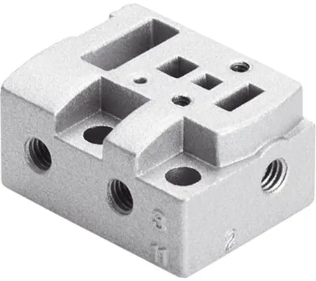 Bloque, Festo, M3 Métrico, Aleación de Aluminio | MHA1-AS-3-M3-PI