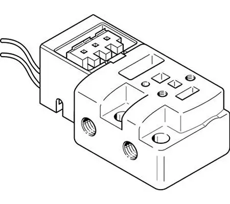 Placa base, Festo, 2 Estaciones , M3 Métrico, Aleación de Aluminio | MHP1-AS-3-M3-PI