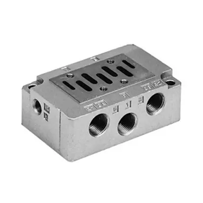 Placa base, SMC, G 1/4 | EVS7-1-A02F