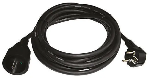 Regleta de enchufes , long. cable 15m Negro