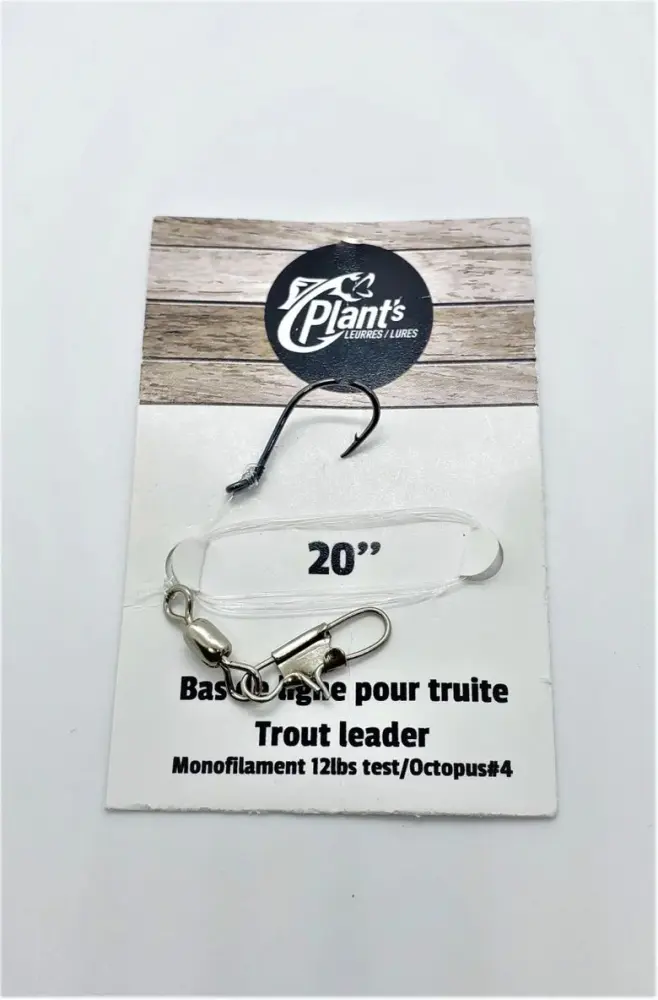 Bas de Ligne - 20'' 12 LBS con Protección contra Derrames