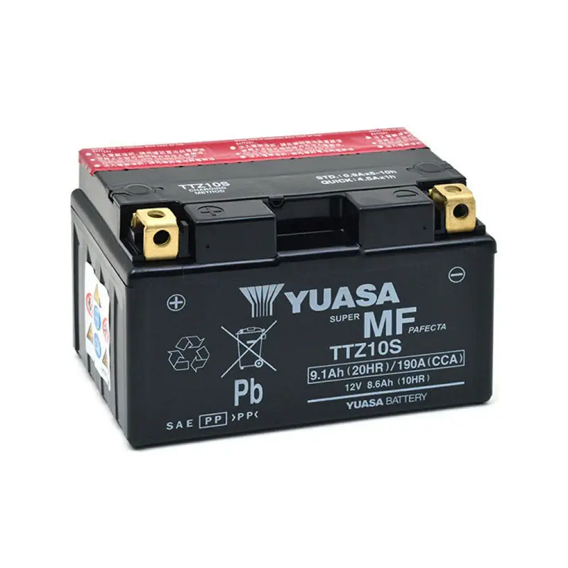 BATERÍ YUASA TTZ10S-BS PRESENTA ÁCIDO | Resistente Rayones |