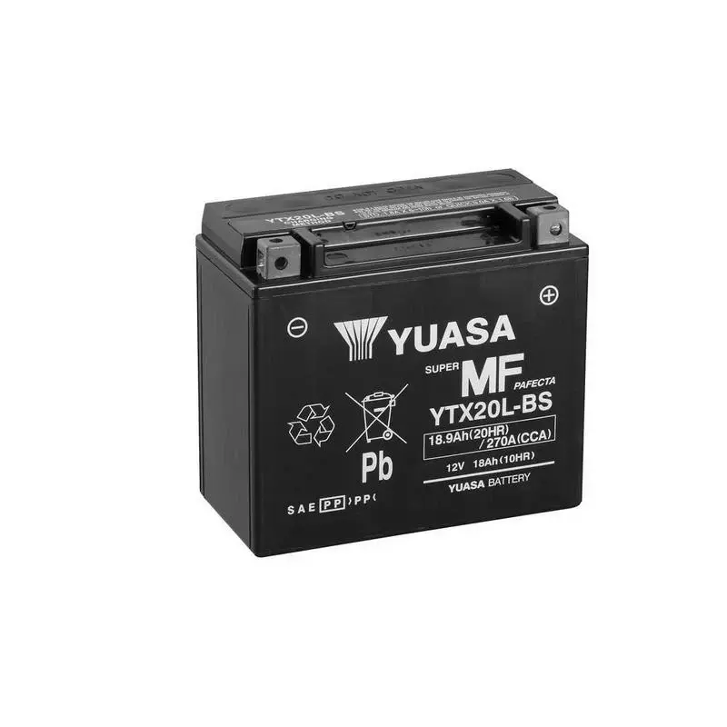BATERÍ YUASA YTX20L-BS para Reparación en Casa
