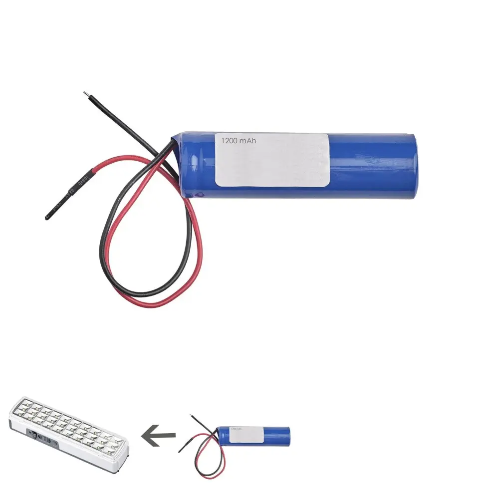 Recambio Bateria Litio Para Linterna Led Emergencia de Alta Precisión