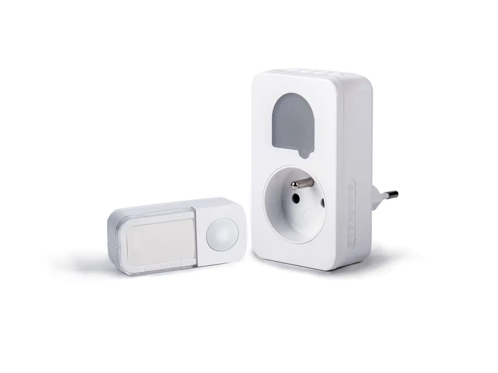Scs sentinel - timbre inalámbrico sin baterías - sone + Pack de 3 Protectores de Pantalla