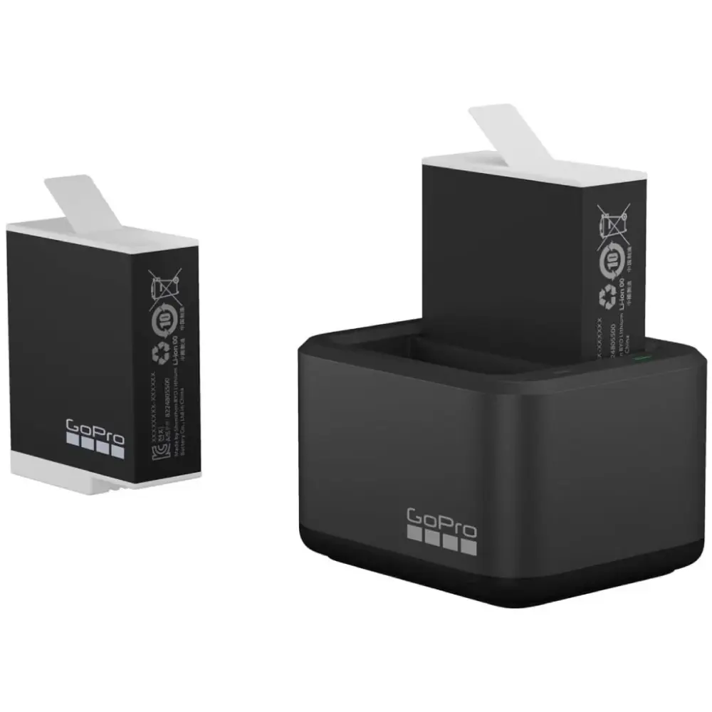 Cargador de Baterí Doble GoPro | 2 Baterías
