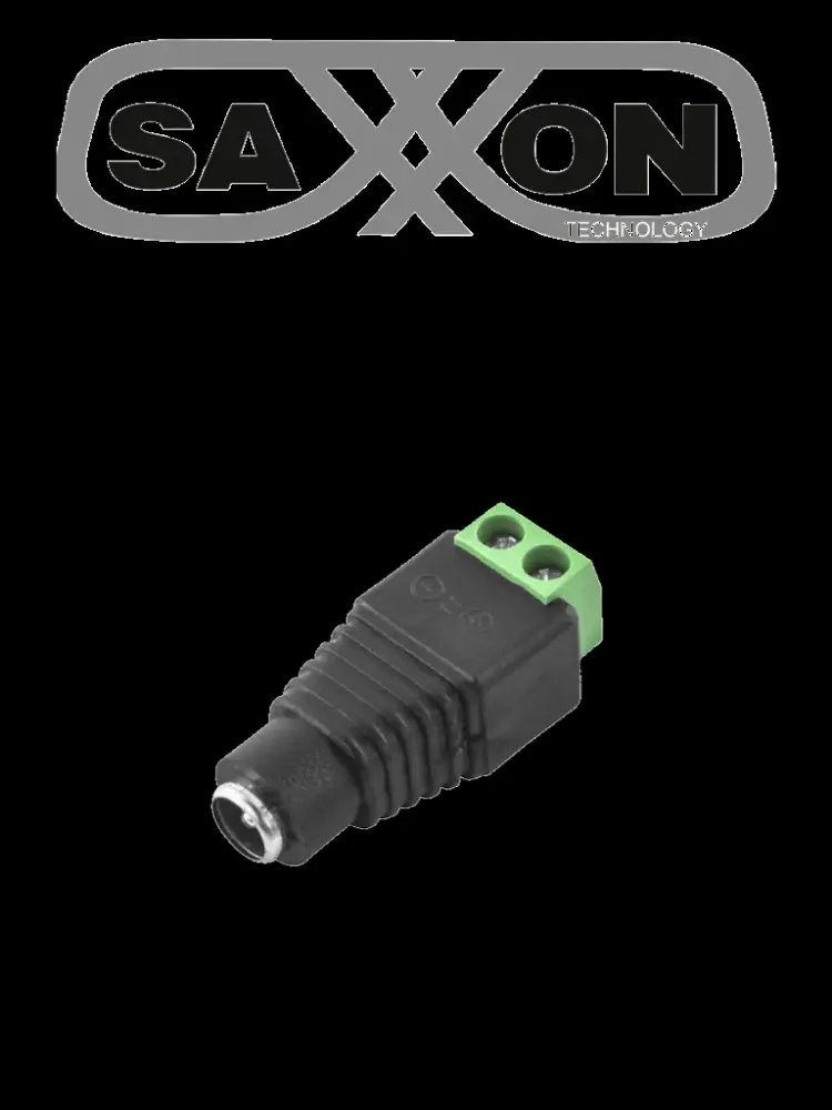 SAXXON SX53 - Adaptador Hembra / Paquete de 10 piezas / Para Alimentación de Cámaras / Terminales Tipo Tornillo Positivo...