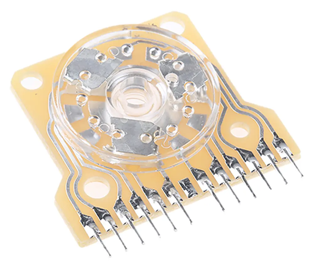 Interruptor giratorio de oblea, 3 vías, 250 V ac, 250V dc | PT602-007 Lorlin