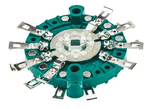 Interruptor giratorio, 3 vías, 300V ac/dc | 457844/1/MA NSF