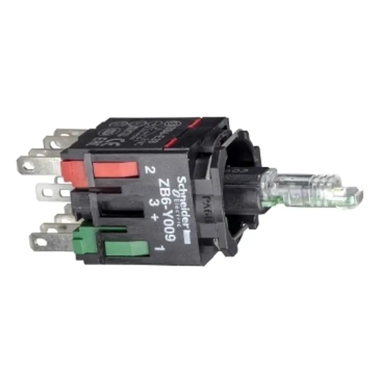 Bloque de luces y contacto Schneider Electric ZB6ZB35B, 1 NA + 1 NC, LED, 12 → 24V