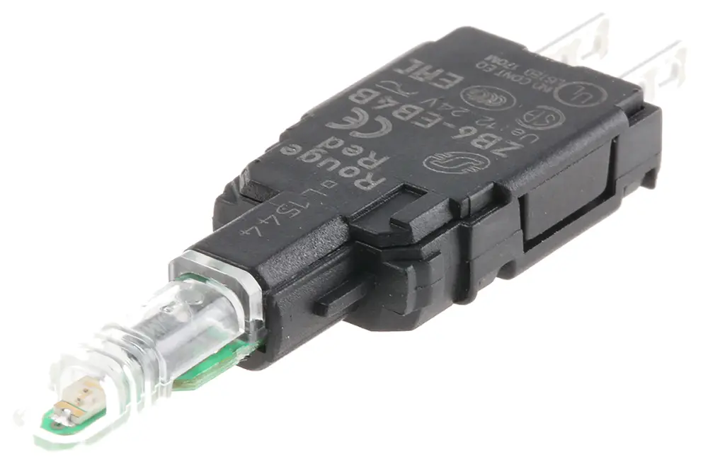 Bloque de luces Schneider Electric ZB6EB4B, LED, Rojo, 30V ac/dc