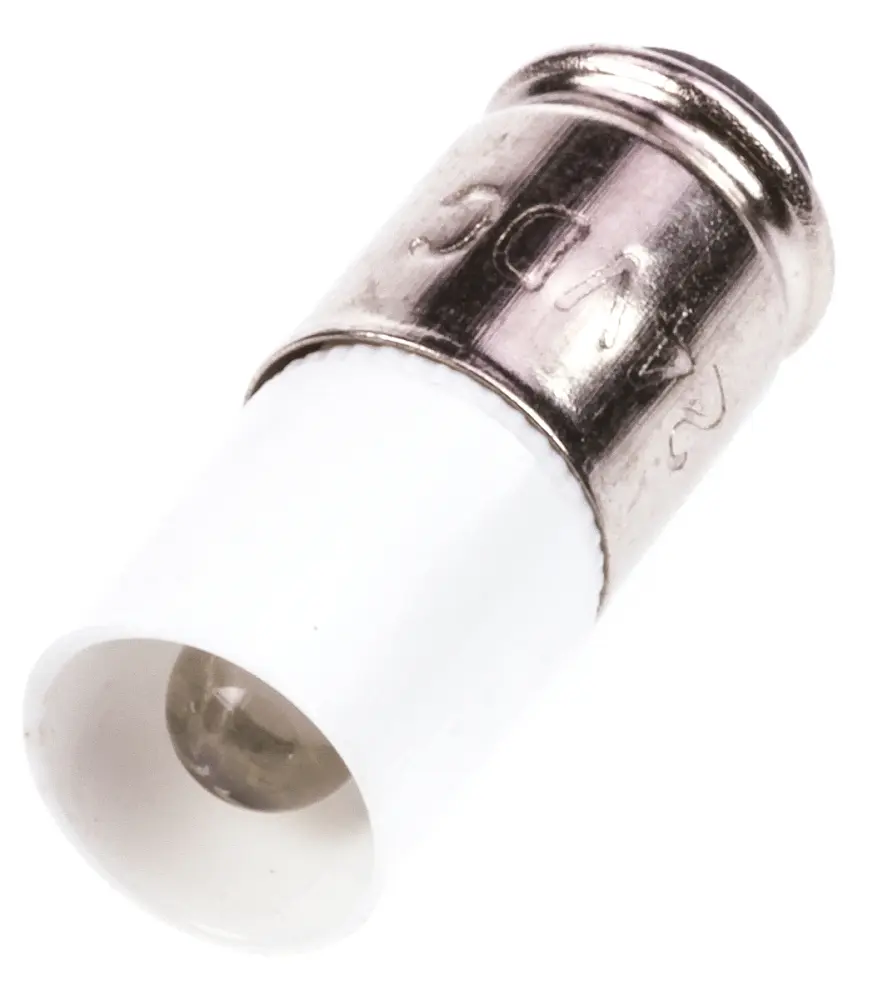Bombilla para piloto luminoso LED JKL Components Blanco, 24V dc / 14mA, 40°, casquillo bayoneta, Ø 6.2mm | LE-MG-24W