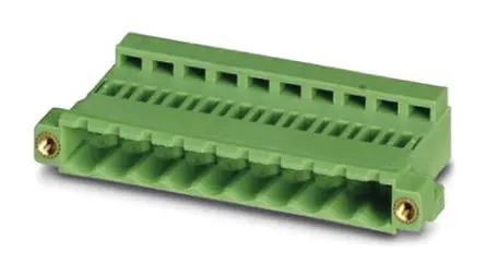 Borne enchufable para PCB Hembra Phoenix Contact de 18 vías, paso 5.08mm, 12A, de color Verde, terminación Tornillo | 18...