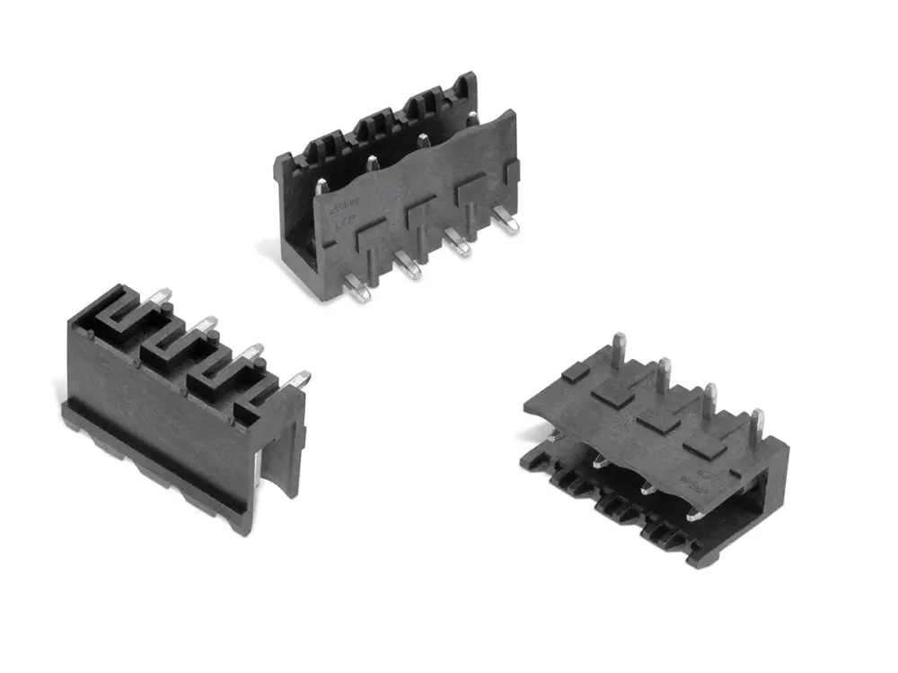 Conector macho para PCB Ángulo recto Wurth Elektronik serie WR-TBL de 5 vías, 1 fila, paso 5.08mm, para soldar, Montaje ...