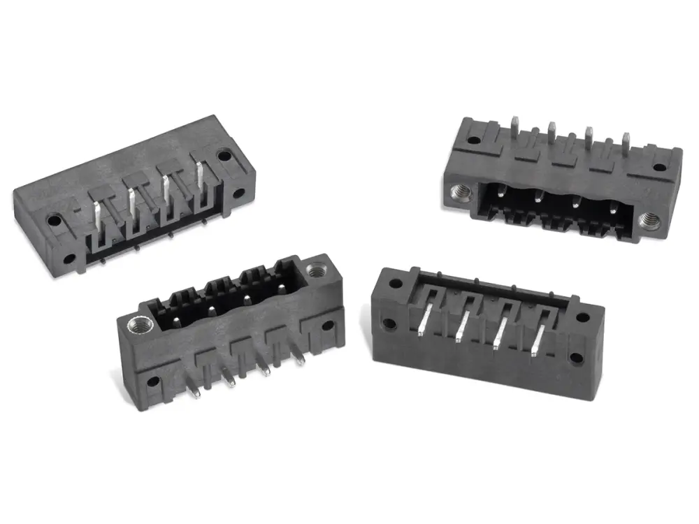 Conector macho para PCB Ángulo recto Wurth Elektronik serie WR-TBL de 11 vías, 1 fila, paso 5.08mm, para soldar, | 69170...