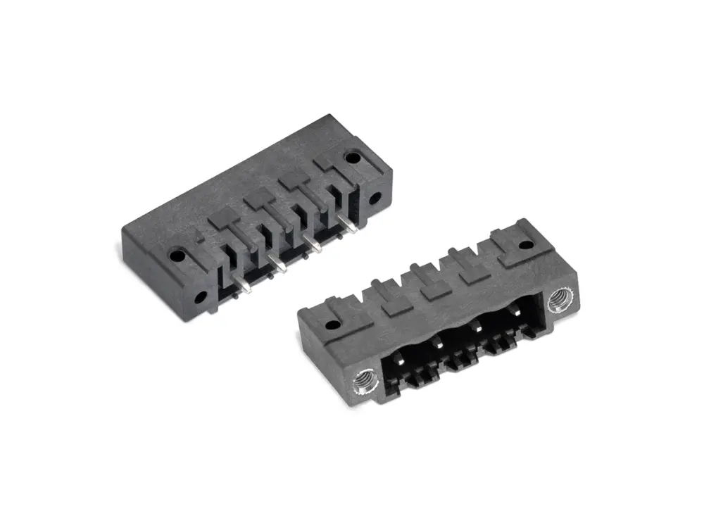 Conector macho para PCB Ángulo recto Wurth Elektronik serie WR-TBL de 10 vías, 1 fila, paso 5.08mm, para soldar, | 69170...