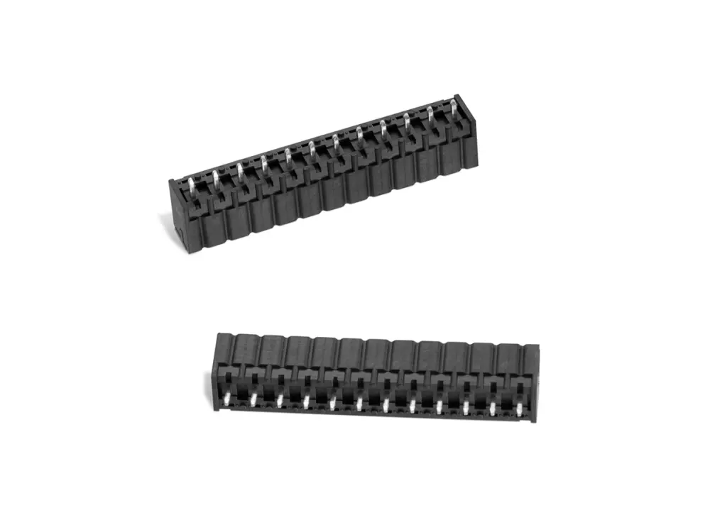 Conector macho para PCB Ángulo recto Wurth Elektronik serie WR-TBL de 12 vías, 1 fila, paso 3.81mm, para soldar, | 69170...