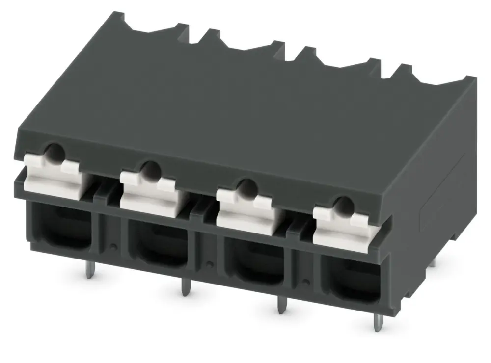Borne para PCB Phoenix Contact, paso 5.08mm, 13.5A, de color Negro, montaje Montaje en orificio pasante, terminación | 18...