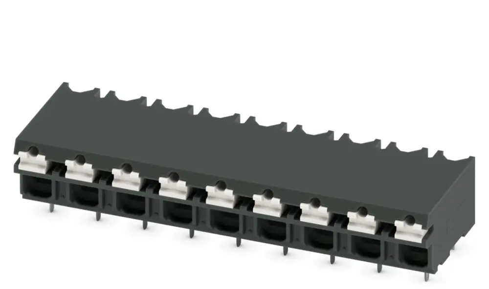Borne para PCB Phoenix Contact, paso 5.08mm, 13.5A, de color Negro, montaje Montaje en orificio pasante, terminación | 18...