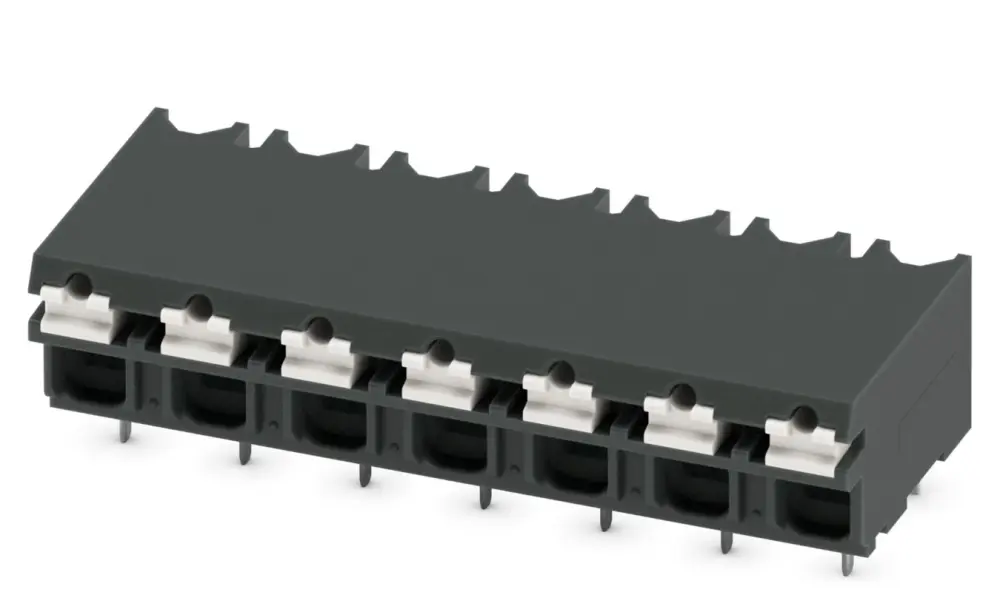 Borne para PCB Phoenix Contact, paso 5.08mm, 13.5A, de color Negro, montaje Montaje en orificio pasante, terminación | 18...