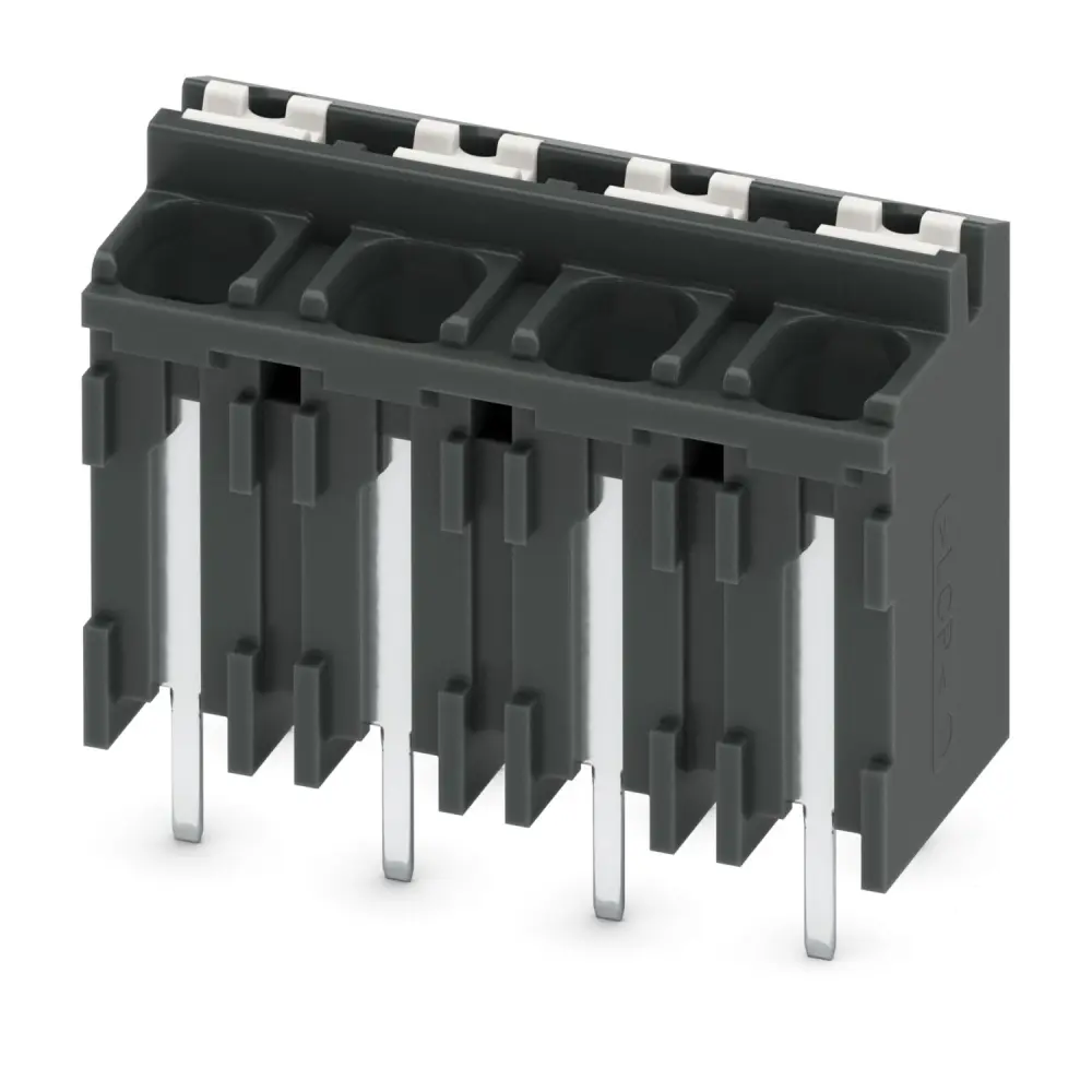 Borne para PCB Phoenix Contact, paso 5mm, 13.5A, de color Negro, montaje Montaje en orificio pasante, terminación | 1822558