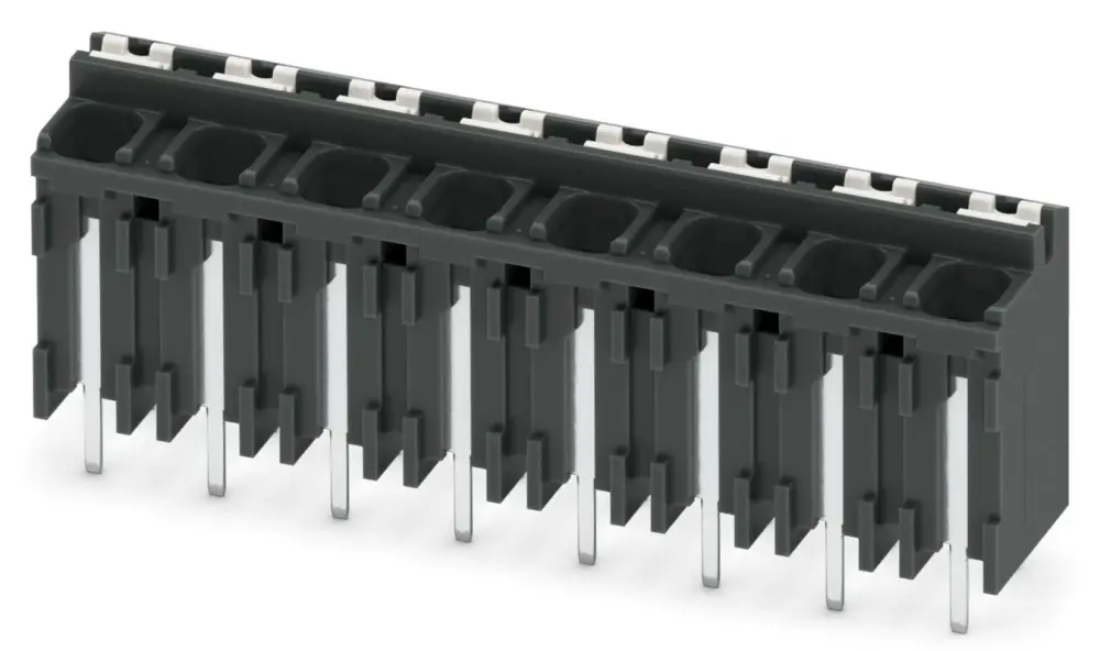 Borne para PCB Phoenix Contact, paso 5.08mm, 13.5A, de color Negro, montaje Montaje en orificio pasante, terminación | 18...