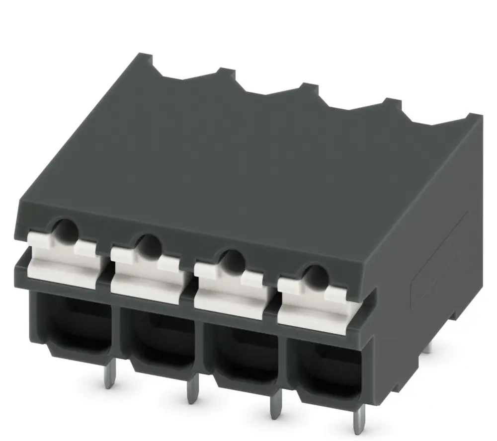 Borne para PCB Phoenix Contact, paso 3.5mm, 13.5A, de color Negro, montaje Montaje en orificio pasante, terminación | 182...