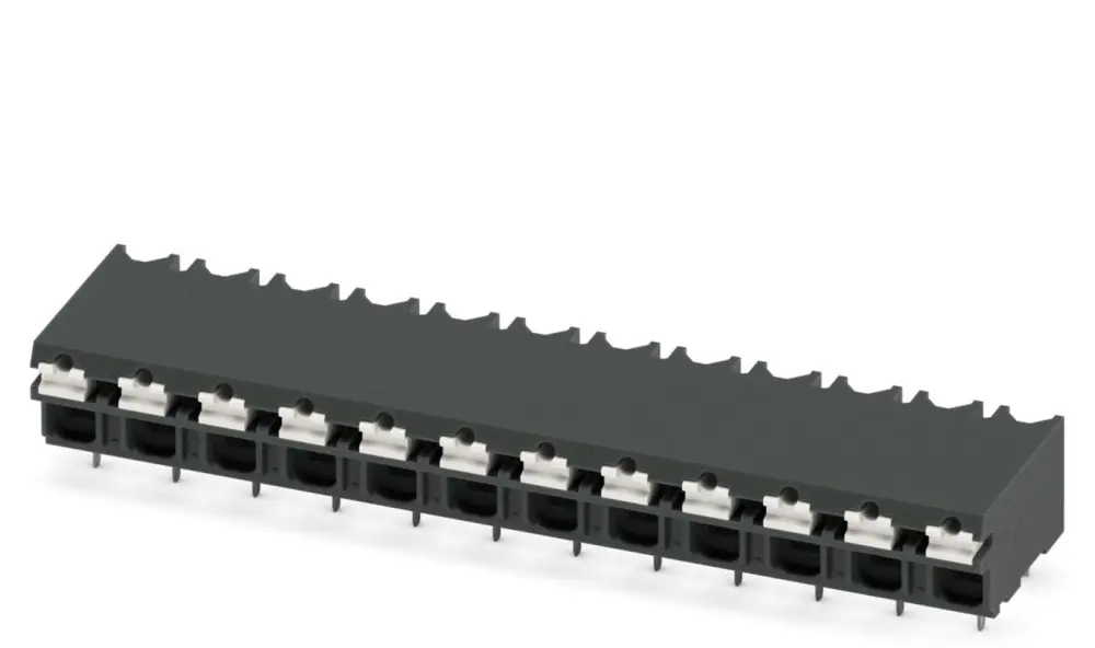 Borne para PCB Phoenix Contact, paso 5.08mm, 13.5A, de color Negro, montaje Montaje en orificio pasante, terminación | 18...