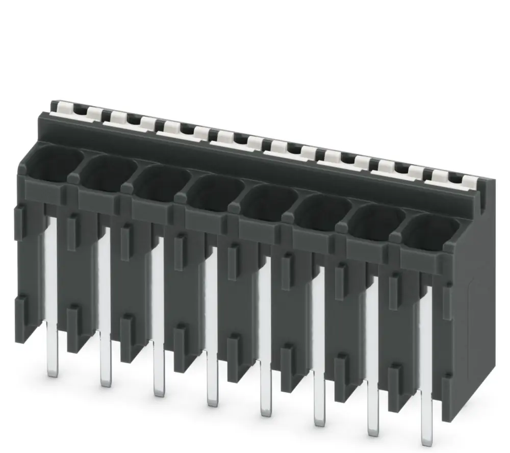 Borne para PCB Phoenix Contact, paso 3.5mm, 13.5A, de color Negro, montaje Montaje en orificio pasante, terminación | 182...