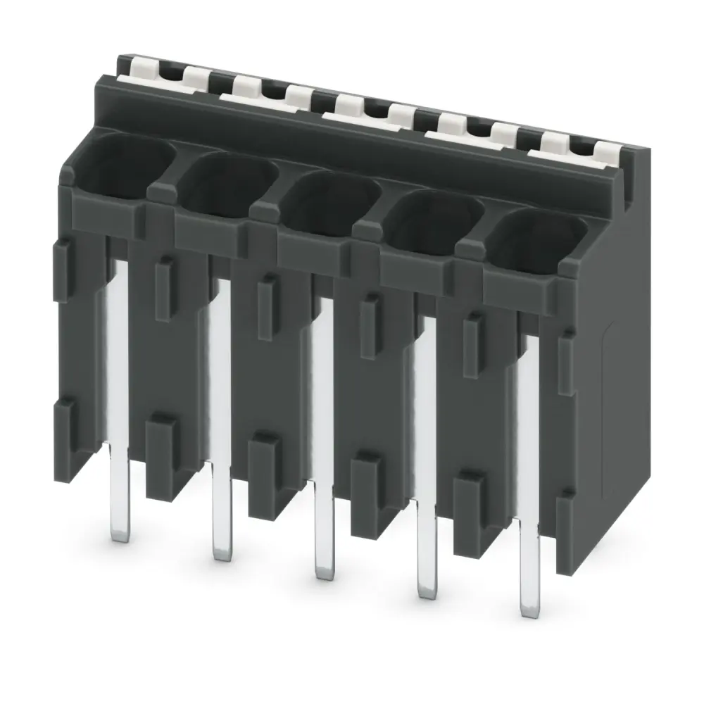 Borne para PCB Phoenix Contact, paso 3.81mm, 13.5A, de color Negro, montaje Montaje en orificio pasante, terminación | 18...