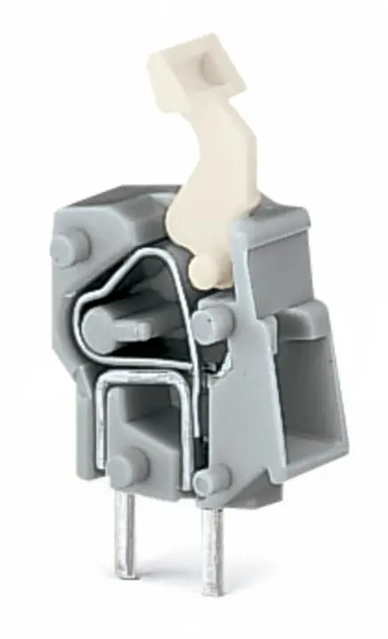 Conector de PCB Macho WAGO de 1 ví en 2 filas, paso 5/5.08mm, montaje Montaje en orificio pasante, terminación Encajado ...
