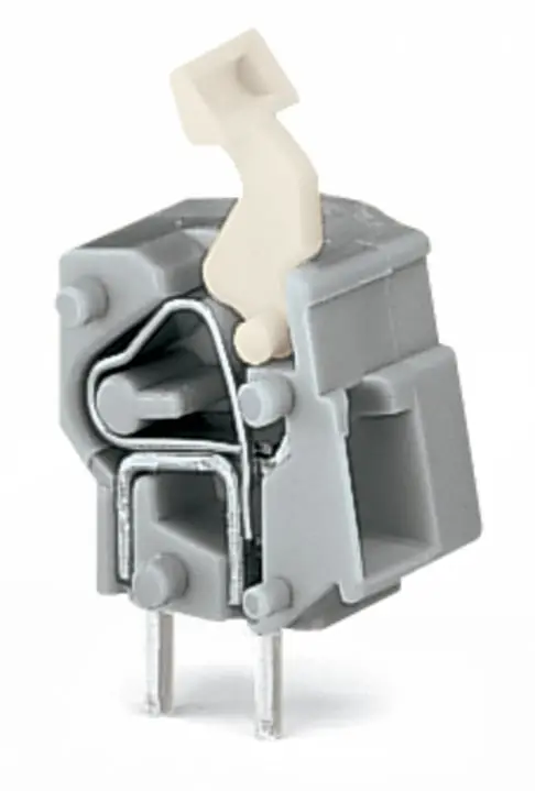 Conector de PCB Macho WAGO de 1 ví en 2 filas, paso 7.5/7.62mm, montaje Montaje en orificio pasante, terminación | 257-551