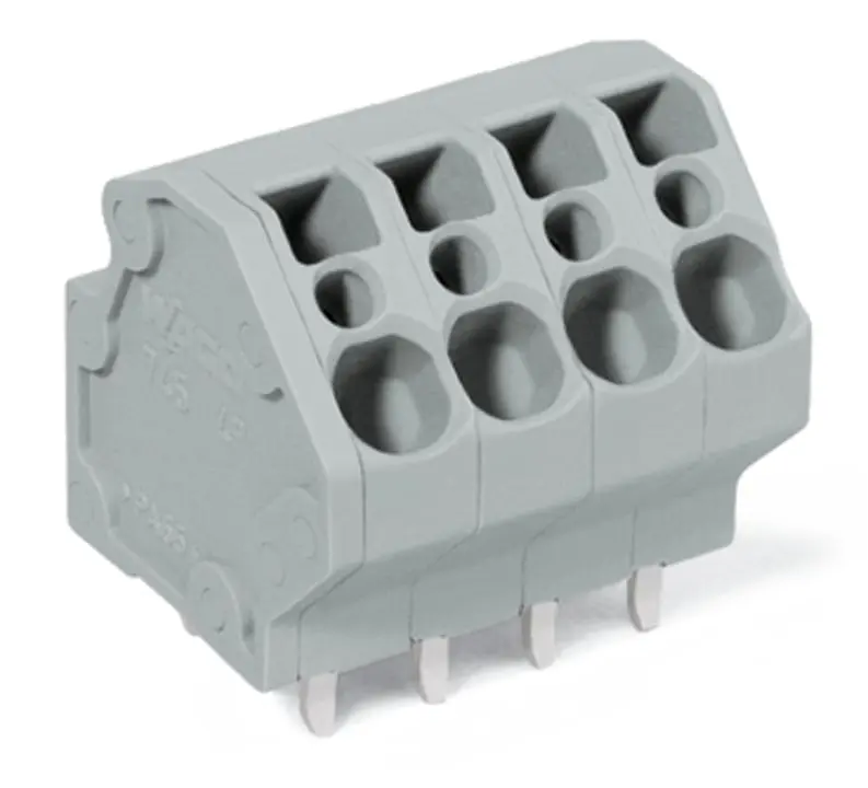 Conector de PCB Macho WAGO de 2 vías , paso 5mm, montaje Montaje en orificio pasante, terminación Abrazadera de Caja | 7...