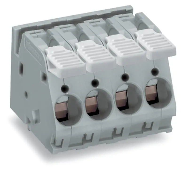 Conector de PCB Macho WAGO de 2 vías , paso 10mm, montaje Montaje en orificio pasante, terminación Abrazadera de Caja | ...
