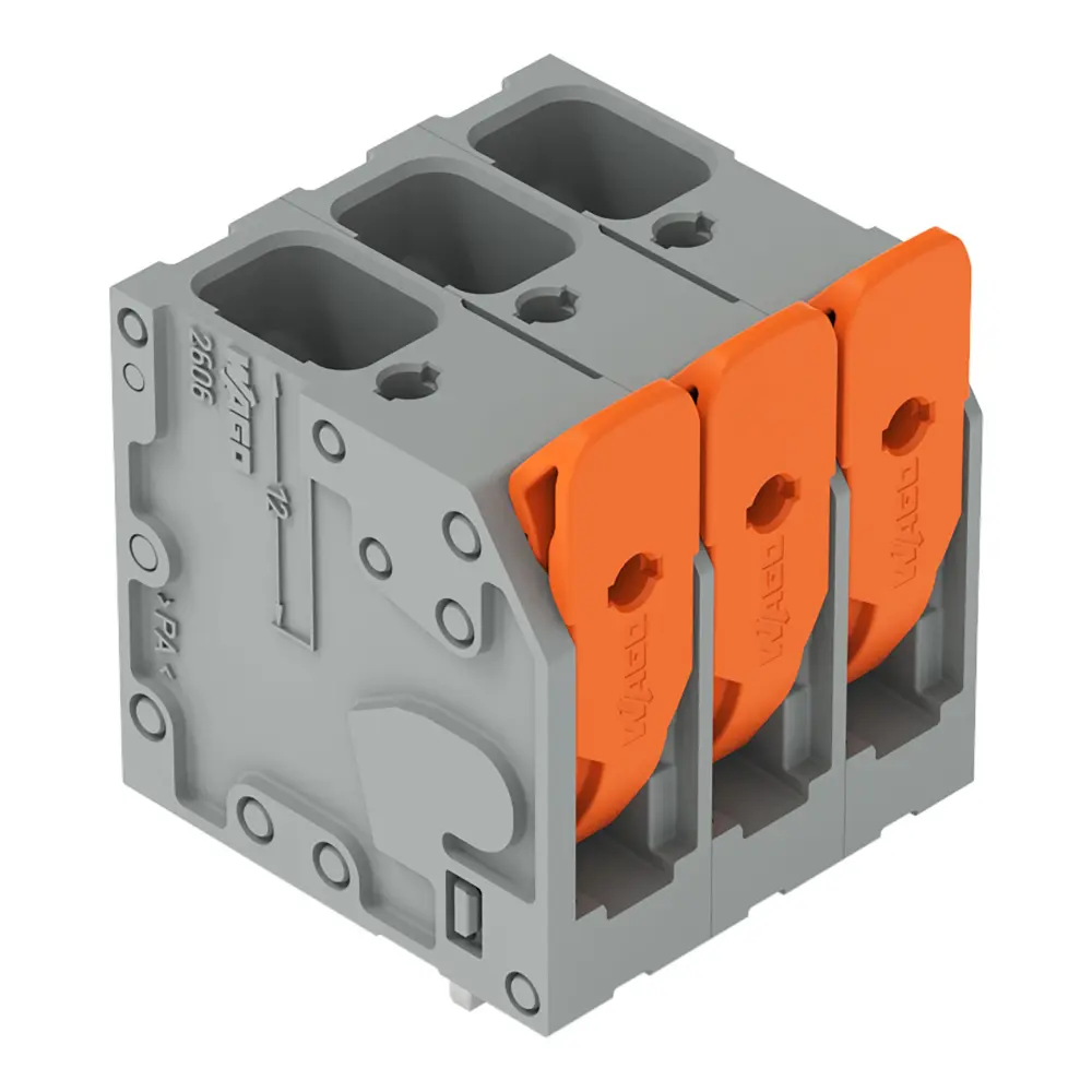 Conector de PCB Macho WAGO de 6 vías , paso 7.5mm, montaje Montaje en orificio pasante, terminación Abrazadera de caja |...