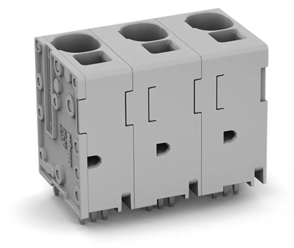 Conector de PCB Macho WAGO de 8 vías , paso 15mm, montaje Borne pasante, terminación Abrazadera de caja de encaje | 2636...